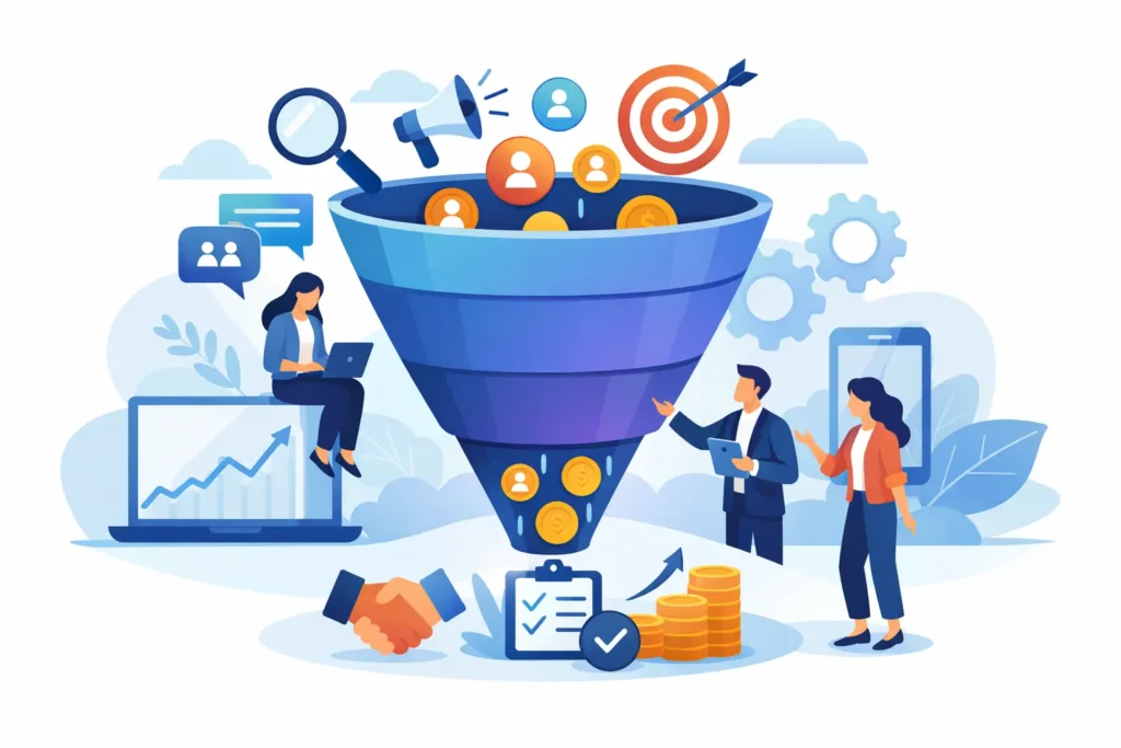 Guía embudo digital para servicios que sí convierte