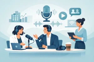 Podcast corporativo para empresas: cómo usarlo