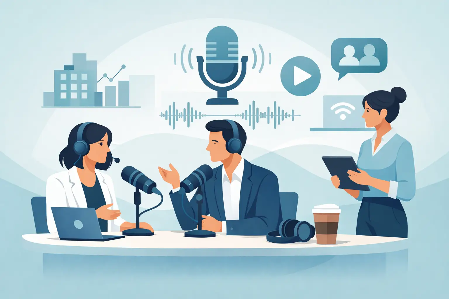 Podcast corporativo para empresas: cómo usarlo