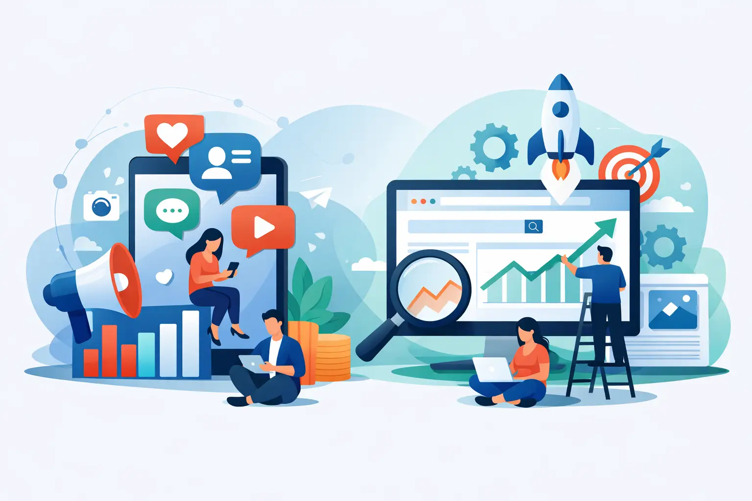 Redes sociales o posicionamiento web para pymes