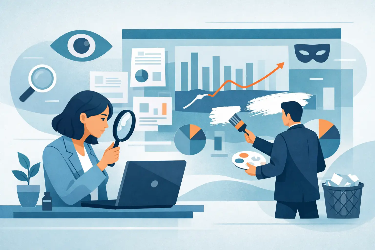 Cómo detectar si tu agencia maquilla datos