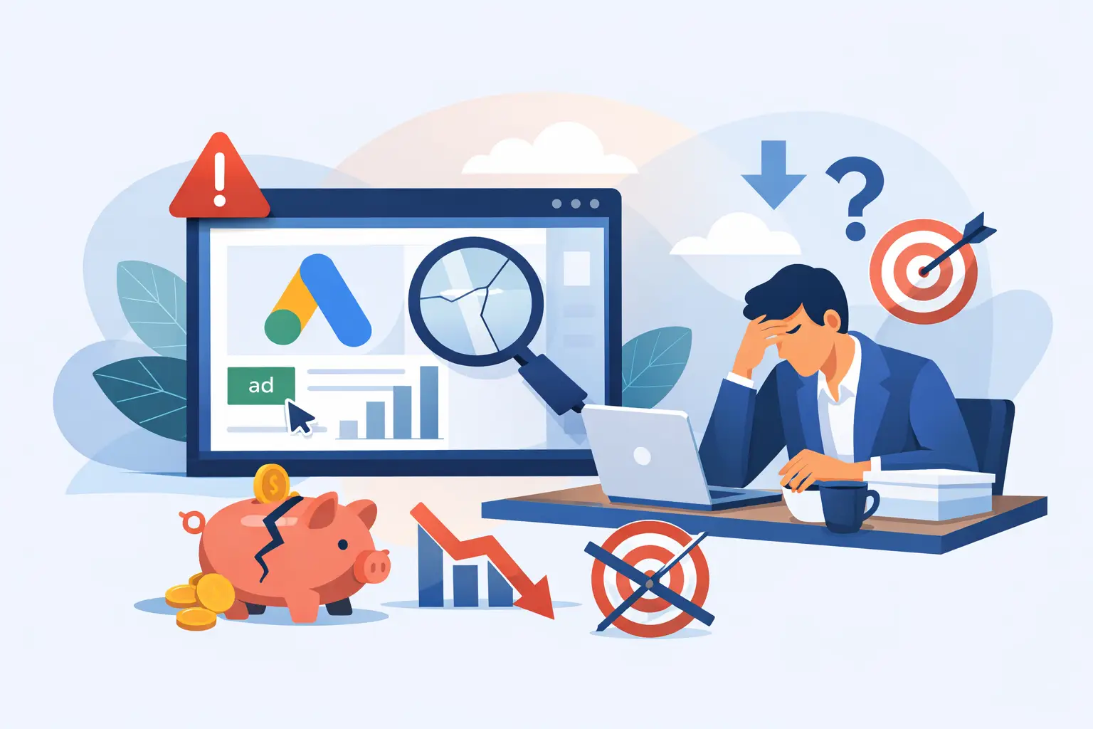 Google Ads para servicios profesionales: errores