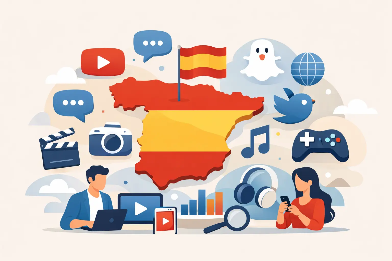 Las 9 plataformas digitales más consumidas en España