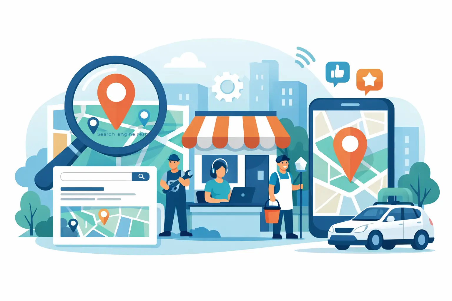SEO local para empresas y negocios de servicios