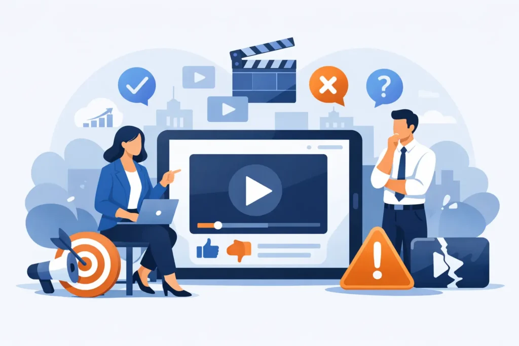 Vídeo marketing para empresas: cuándo sí y no