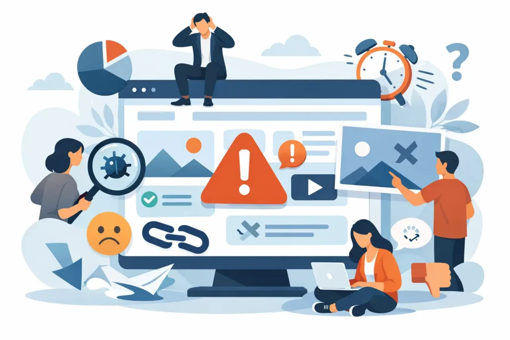 9 errores frecuentes en la home que vende servicios