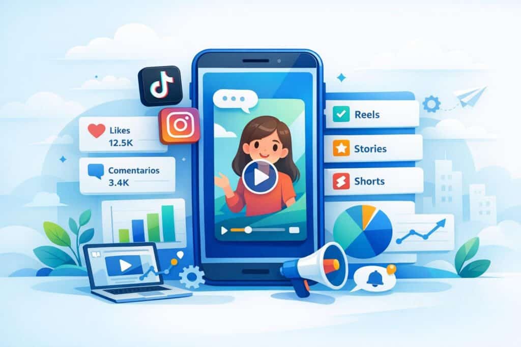 vídeo vertical marketing