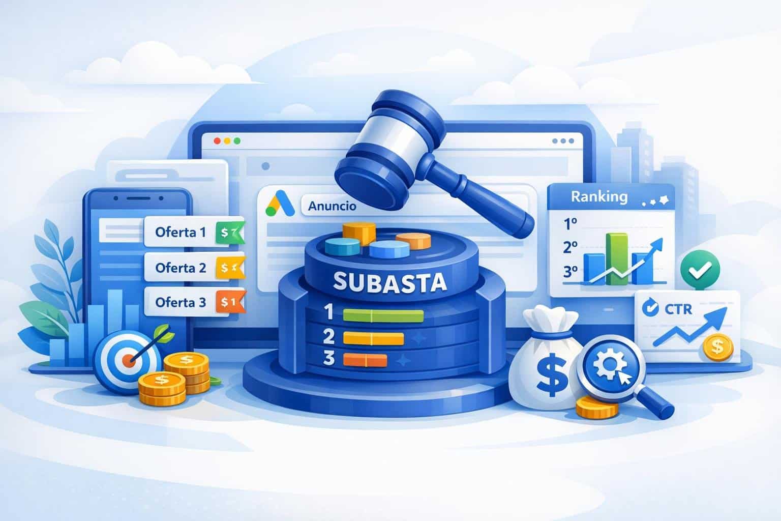 subasta google ads