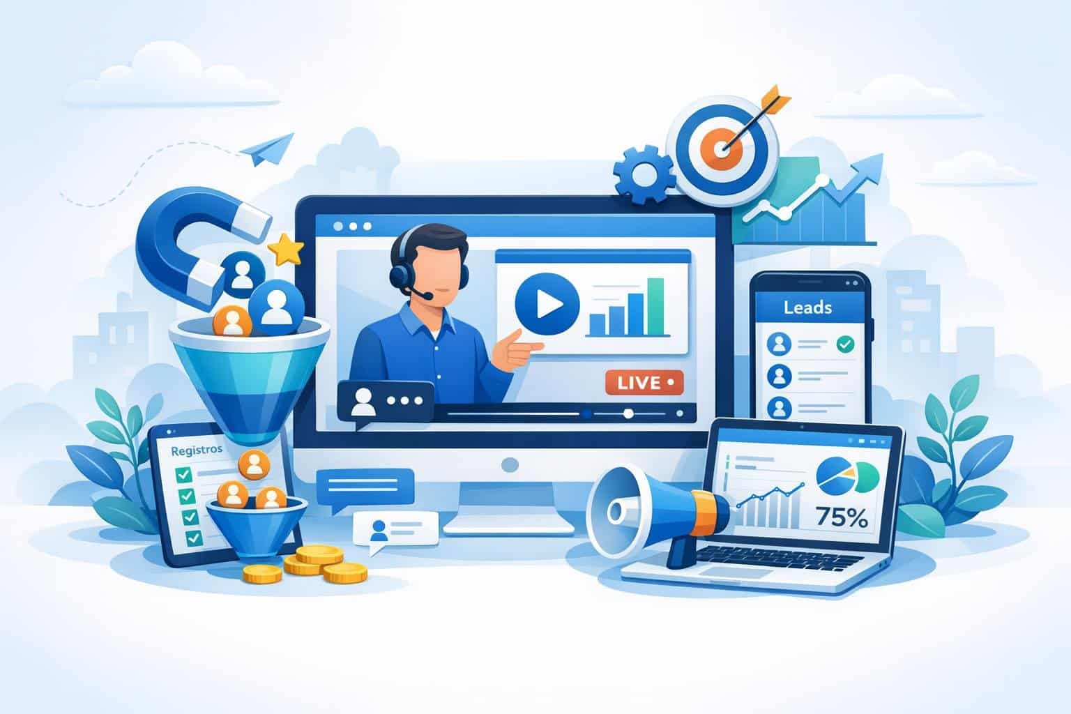 webinar para captar leads