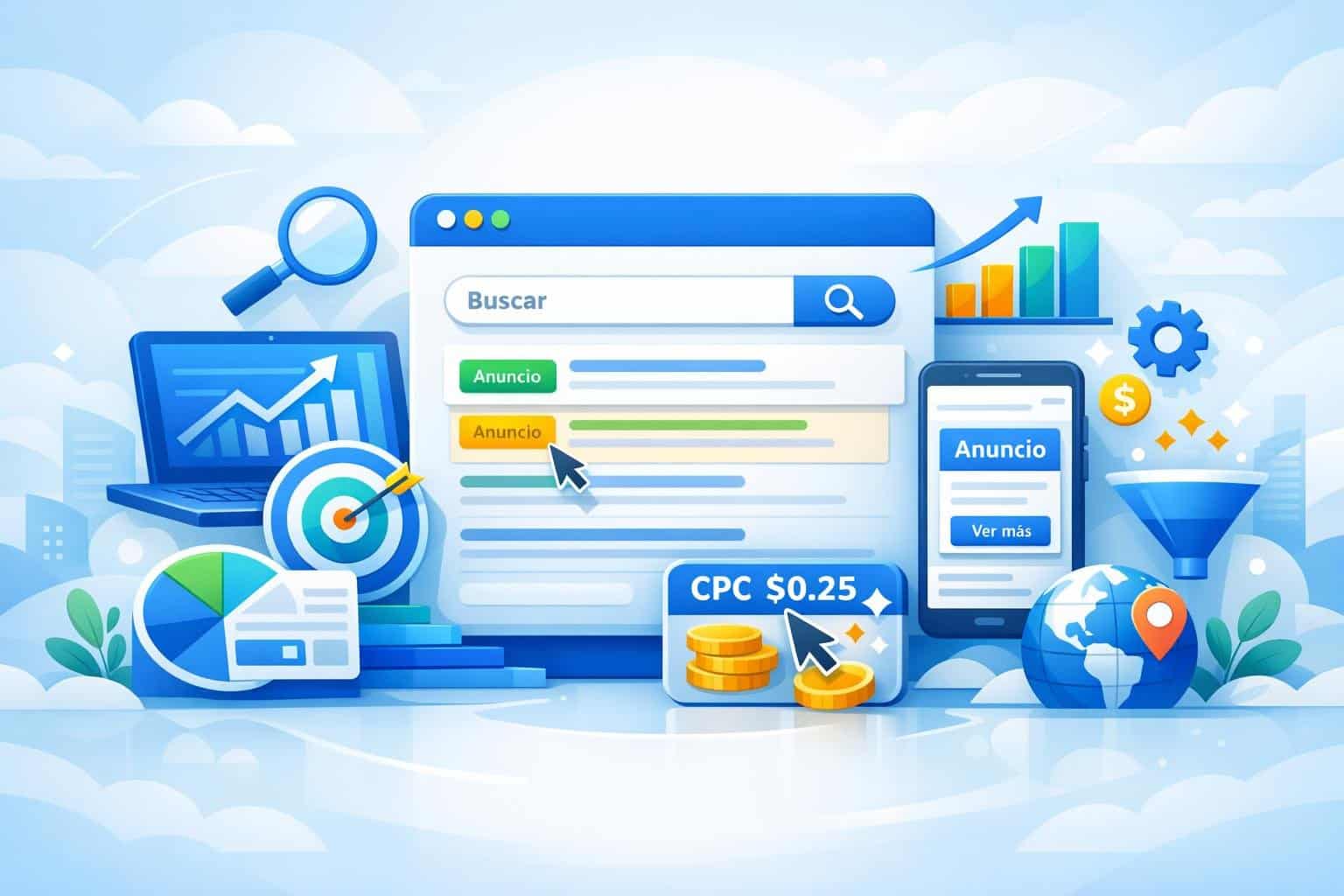 estructura de campañas google ads