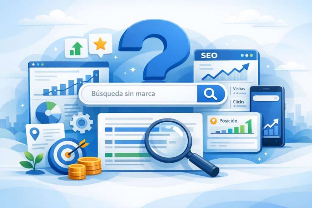 tráfico de marca vs sin marca