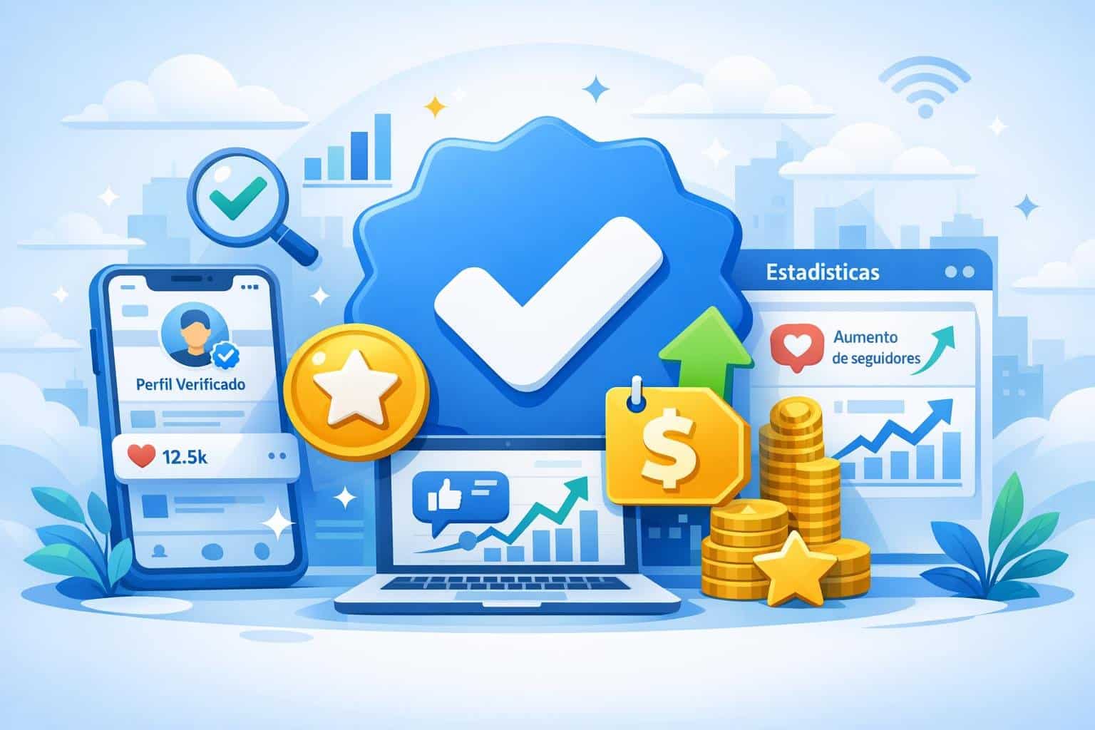 verificación en redes sociales