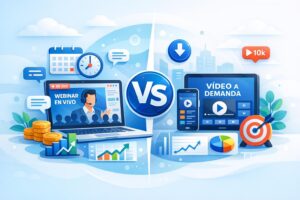 webinar o vídeo bajo demanda
