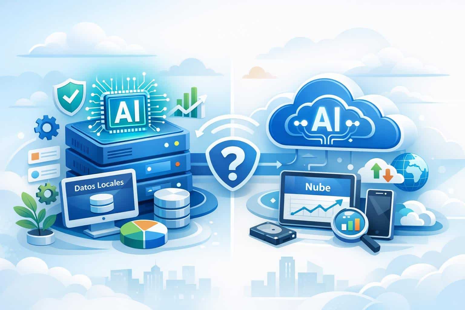 ia local vs nube